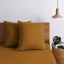 Pure French Flax Linen European Pillowcases (Set of 2)